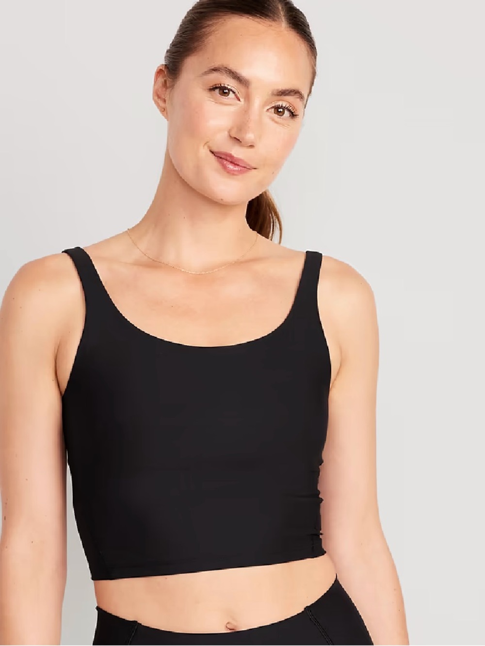 Old Navy Light Support PowerSoft Longline Sports Bra